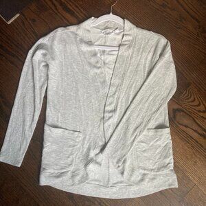 Athleta Grey Cardigan. Size XXS - Light grey. Long sleeve.